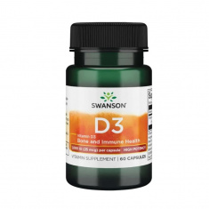 Високоефективен Витамин D3 25 mcg х60 капсули SW1510