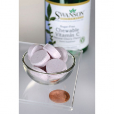 Swanson Витамин C за дъвчене с вкус на череша x60 таблетки