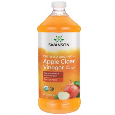 Swanson Сертифициран органичен ябълков оцет 473 ml