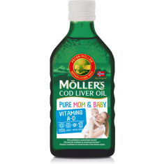 Mоller's Рибено масло от черен дроб на треска - Мама и бебе 250 ml