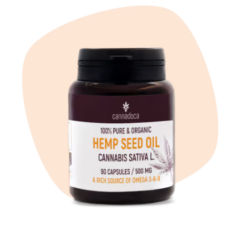 Cannadoca Масло от конопено семе 500 mg х90 капсули