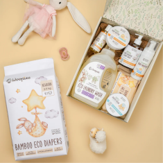 Wooden Spoon Премиум кутия за новородено с Орисия