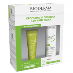 Bioderma Sebium Kerato+ Гел-крем против несъвършенства 30 ml + Гел мусан Actif 45 ml