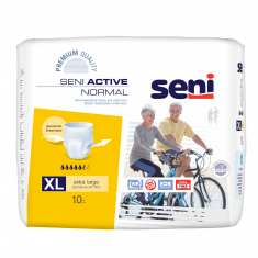 Seni Active Normal Абсорбиращи гащи за възрастни, размер XL х10 броя