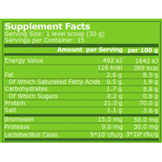 Pure Nutrition - Plant Protein - Natural Chocolate - 454 G