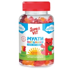 SupraVit Kids Мултивитамини с цинк и витамин С х60 желирани мечета