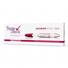 Тест за бременност писалка Sure Check Streamer 1 брой