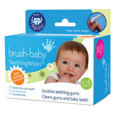 Brush Baby Почистващи кърпички - напръстник с ксилитол х20 броя