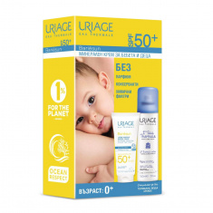 Uriage Bariesun SPF50+ Минерален крем за бебета и деца 100 ml + Термална вода за бебета и деца 150 ml
