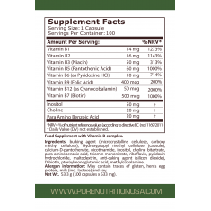 Pure Nutrition - Vitamin B-Complex - 100 Capsules