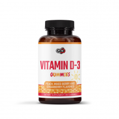 Pure Nutrition - Vitamin D-3 1000 Iu Peach, Mango [[entity]]Amp; Strawberry - 60 Gummies