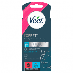 Veet Easy-Gel Ленти за лице за чувствителна кожа х20 броя