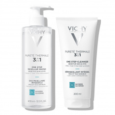 Vichy PURETE THERMALE Протокол дуо за премахване на грим за чувствителна кожа