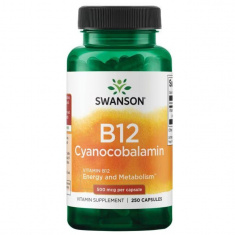 Swanson Витамин В12 500 mcg x250 капсули SW031