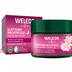 Weleda Нощен крем с шипка и бял чай 40 ml