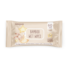 Wooden Spoon Woopies Биоразградими Мокри кърпи х60 броя