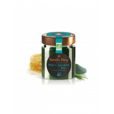Акациев пчелен мед + Спирулина, БИО, 170 g