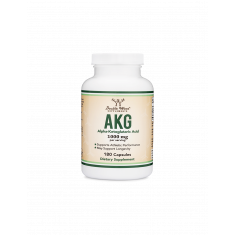 AKG (Alpha Ketoglutaric Acid) / Алфа-кетаглутарова киселина, 180 капсули Double Wood