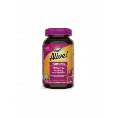 Alive! Women's Premium Gummies Multivitamin / Алайв! Премиум мултивитамини за жени, 75 желирани таблетки Nature’s Way