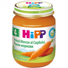 Hipp 4010 Био Пюре от ранни моркови 125 гр.