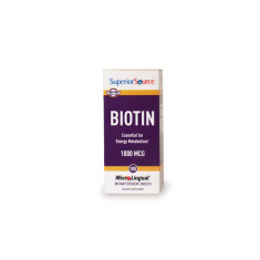 Биотин - Коса и кожа, 1000 mg х 100 сублингвални таблетки Superior Source