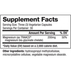 Magnesium BisGlycinate 200 mg