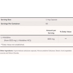 L-Histidine 600 mg