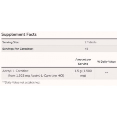 Acetyl L-Carnitine 750 mg
