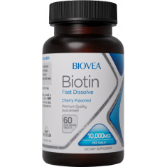 Biotin 10,000 mcg (Fast Dissolve) | Cherry Flavored Mini Tablets