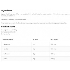 BCAA + GLUTAMINE Powder