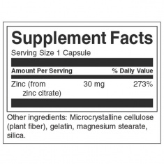 Swanson Цинк (Цитрат)