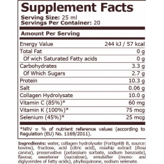 Pure Nutrition - Collagen Liquid - Cherry - 500 Ml