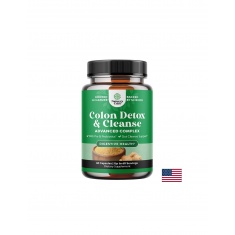 Colon Detox – При запек и чревен дискомфорт, 60 капсули