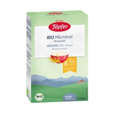 Lactana Млечна био каша с пшеничен грис 200 g
