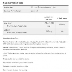 Sodium Ascorbate Powder | Pure, Buffered Vitamin C