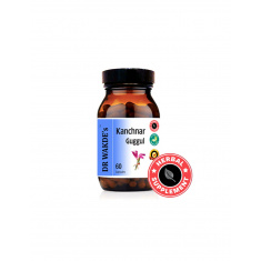 Канчнар Гугул (Kanchnar Guggul) - при проблеми с щитовидната жлеза, за изчистване на кръвта и лимфата, 60 капсули