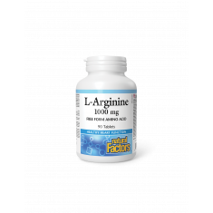 Енергия и мускулна функция - Л-Аргинин, 1000 mg х 90 таблетки Natural Factors