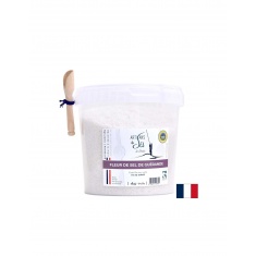 Флер дьо сел – фина морска сол от Геранд, с лопатка, PVC опаковка, 1 kg