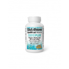 Glutathione LipoMicel Matrix - Глутатион с висока абсорбция (мощен антиоксидант),300 mg, 60 софтгел капсули Natural Factors