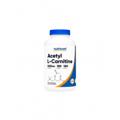 Горене на мазнини - Ацетил-Л-Карнитин, 500 mg x180 капсули