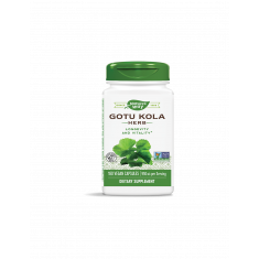Gotu Kola Herb - Готу кола (За кръвообращението, венозната система и мозъчната функция),475 mg, 180 капсули Nature’s Way