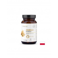 Грижа за мозъка, костите и ставите - Омега-3 1000 mg + Витамин D3 2000 IU, 60 капсули