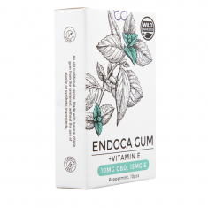 Endoca Chewing Gum 100 mg CBD – Дъвки със CBD х10 броя