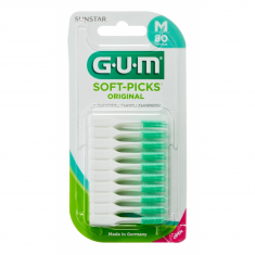 GUM Kлечки за зъби с мек накрайник х80 броя