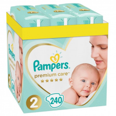 Pampers Premium Care Montly Pack пелени 2 Мини х240 броя