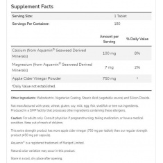 Apple Cider Vinegar 750mg | Extra Strength