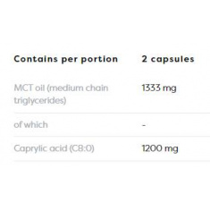 Caprylic Acid 1200 mg x 120 капсули