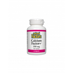 Calcium Factor+®/ Калций фактор+® (цитрат) 350 mg х 90 таблетки Natural Factors