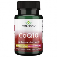 Swanson Коензим CoQ10 400 mg x30 софт гел капсули