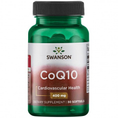 Swanson Коензим CoQ10 400 mg x30 софт гел капсули